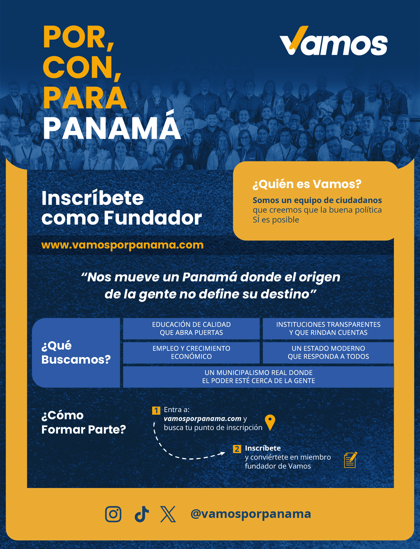 Por, con, para Panamá